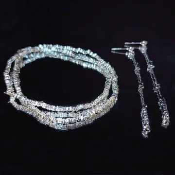 미사용 새상품 3세트 실버 925 silver 팔찌 귀걸이