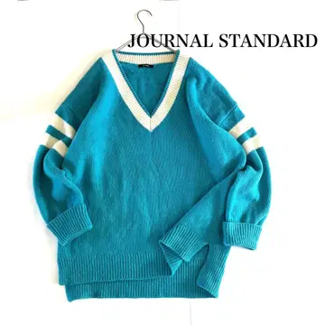 저널 스탠다드 니트 V넥 풀오버