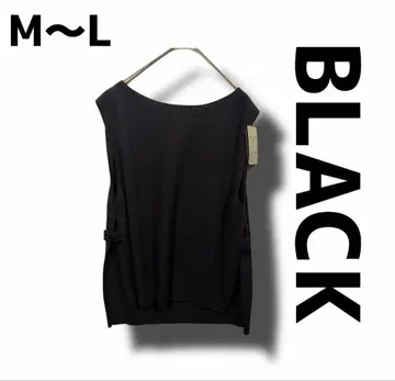 블랙 사이드 버튼 베스트 착용하기 편함