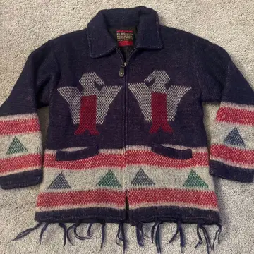 FLASH UP 빈티지 카우친 네이티브 무늬