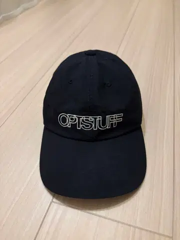레어 OPTSTUFF 오프토스타프 나일론 캡 블랙