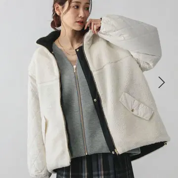 글로벌 워크 리버서블 퀼트 블루종