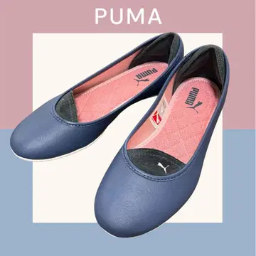 PUMA 플랫슈즈 발레 슈즈 네이비 24cm