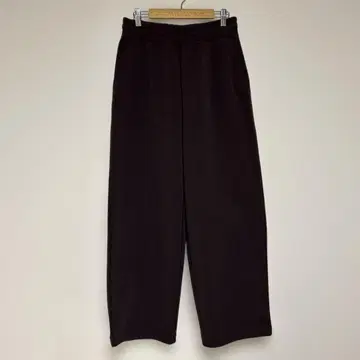 새상품급 유니클로 C 맨투맨 와이드 팬츠 와인 사이즈 S