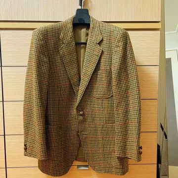 [ DAKS ] 체크 무늬 테일러드 자켓