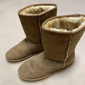 브라운 스웨이드 어그 부츠