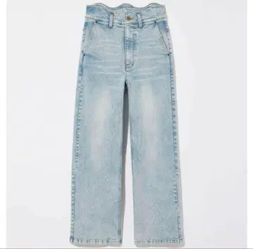 Eaphi WAVE DESIGN HIGH WAIST DENIM