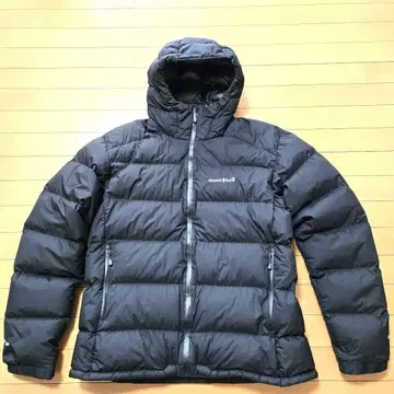 [ 루즈한 사이즈 ] 해외 사이즈 XL mont-bell 다운 자켓 블랙