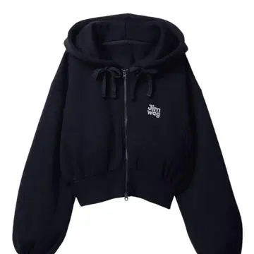jimwag 숏 기장 지퍼 후드티