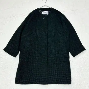 NOBLE 노카라 코트 블랙