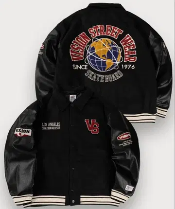 VISION STREET WEAR 바시티 자켓