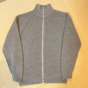 BATONER SIGNATURE DRIVERS KNIT 멜란지 그레이