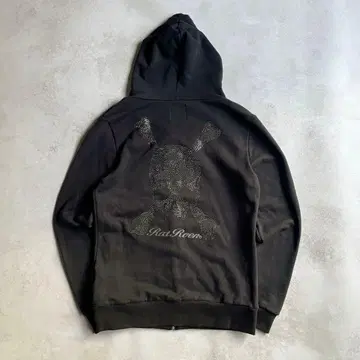 Roen 지퍼 후드티 스컬 큐빅 Roen Y2K L