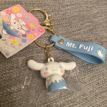 시나모롤 후지산 한정판 키링 시나몬