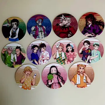 극락탕 귀멸의 칼날 카드 후드 특전