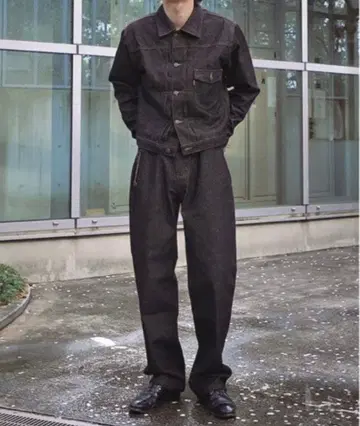 Noen 브라운 데님 셋업