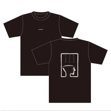 [ XL 사이즈 ] jjj maktub t셔츠 블랙 새상품