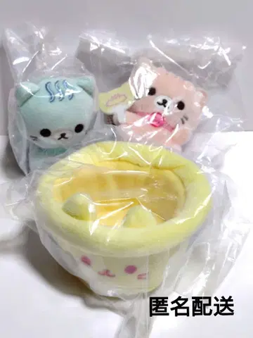 리락쿠마 손바닥 인형 오유냐 미즈냐 오케 고양이 고양이의 온천