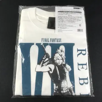 클라우드 화이트 x 그린 파이널 판타지 VII 리버스 T셔츠