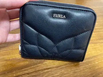[ FURLA ] 접이식 지갑 블랙