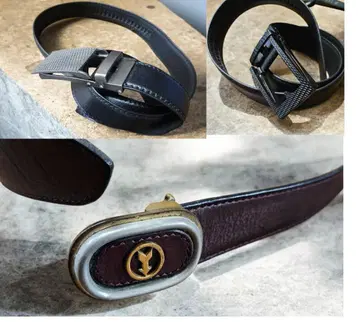 무료배송/새상품급 3종 세트 GOLD-PFEIL 외 다크 와인 벨트 모음