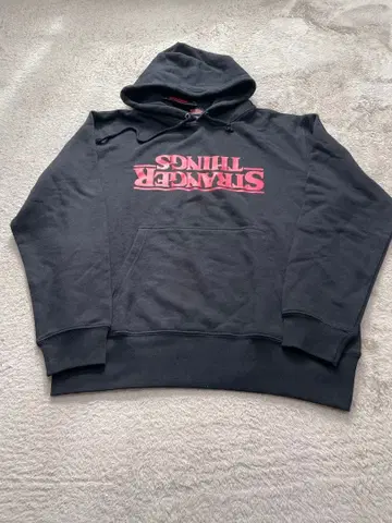 기묘한 이야기 후드티 맨투맨 블랙 새상품 M