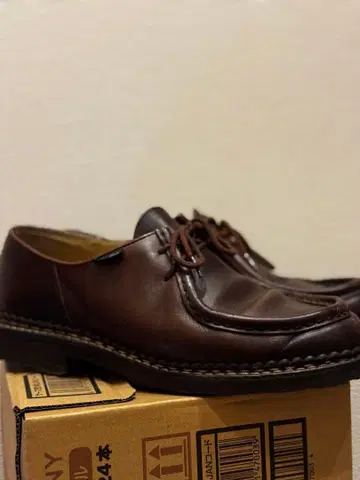 Paraboot 파라부트 미카엘 가죽 모카신 41 브라운