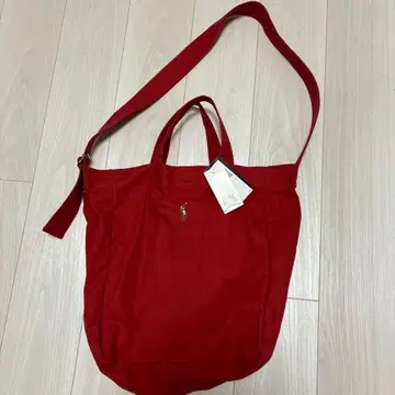 폴로 랄프 로렌 레드 숄더백