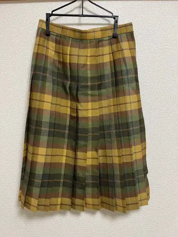 PINORE 플리츠 롱 스커트