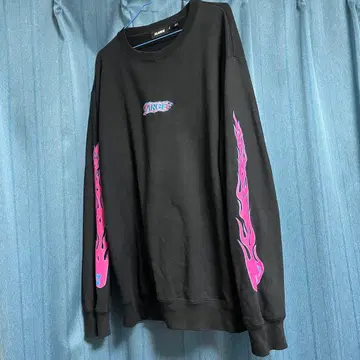 XLARGE 맨투맨 트레이닝복 파이어