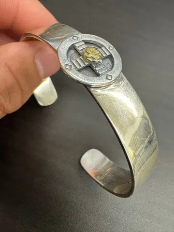 실버 925 소재 휠 뱅글 실버 뱅글 평치 뱅글