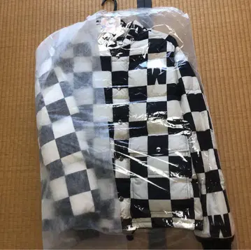 위어드 체커 다운 자켓 레어