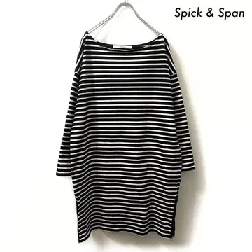 Spick & Span 스피크앤스팬 보더 무늬 긴팔 원피스