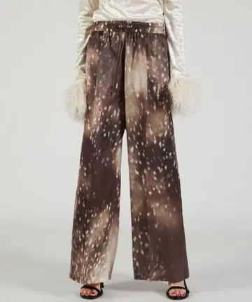 새상품 PRANK PROJECT 밤비 프린트 와이드 팬츠