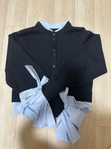 Bibiy. ANGELIQUE KNIT 네이비