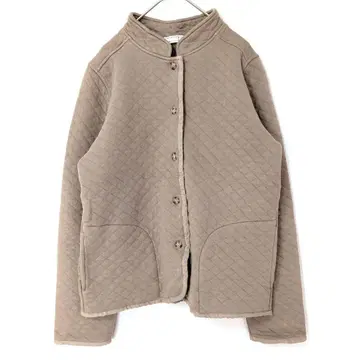 SM2 베이지 퀼팅 자켓 겉옷 스탠드 카라