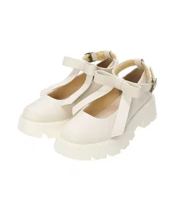 빅 리본 통굽 펌프스