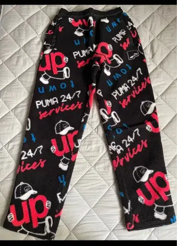 푸마 업타운 플리스 폴러 XS 팬츠