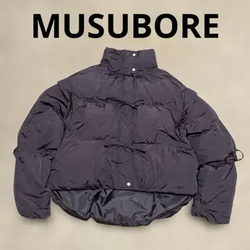 MUSUBORE 숏코트 블랙 무스보레