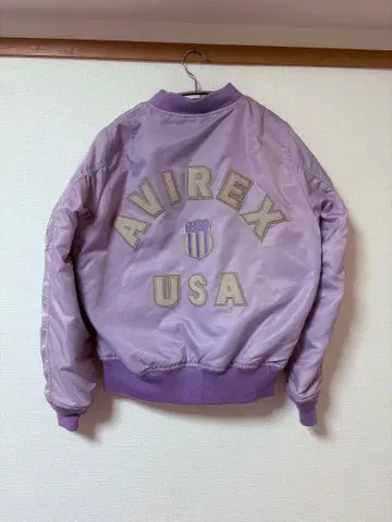 [ 새상품급 ] AVIREX WOMAN 리버서블 MA-1 자켓 S 사이즈