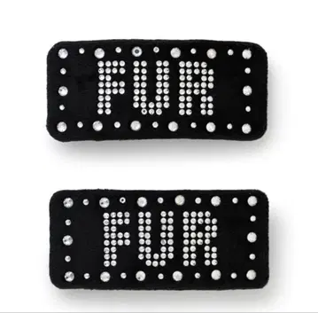 벨로아 머리핀 세트 FURFUR 블랙