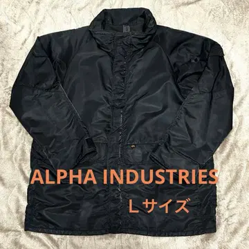 ALPHA INDUSTRIES 밀리터리 자켓 L 블랙