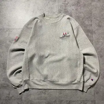 00's 챔피온 프리미엄 리버스 위브 자수 기업 로고 맨투맨