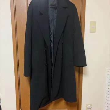 WEGO STANDARD 블랙 체스터 코트 M