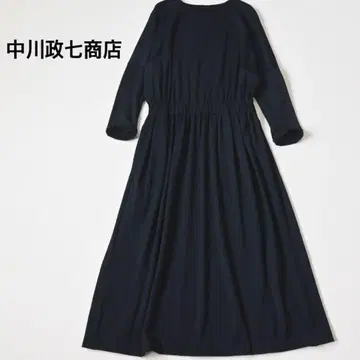 나카가와 마사시치 상점 울 허리 개더 원피스