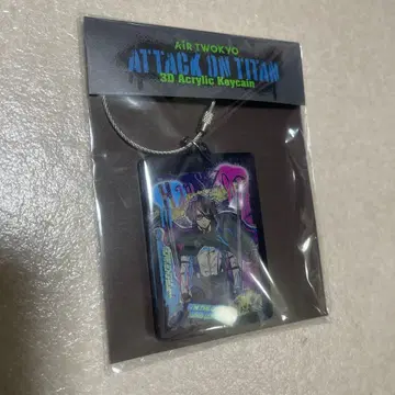 진격의 거인 3D 아크릴 키링 한지