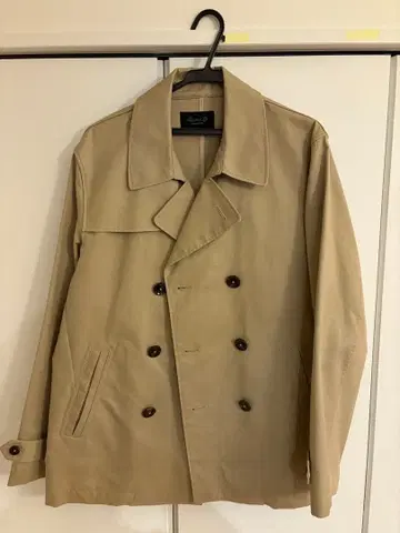 UNITED ARROWS 베이지 코튼  더블 버튼