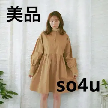 [ 새상품급 ] so4u 하시시타 미요시 콜라보 튜닉 원피스 소우포유