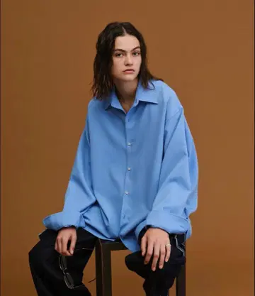 Soerte 오버사이즈 롱슬리브 셔츠