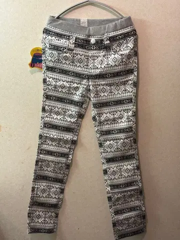 [미사용 새상품 택 포함] Lee 제깅스 데님 스트레치 화이트 x 블랙